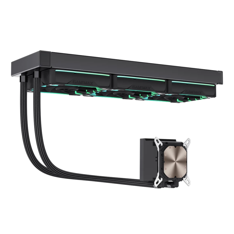 Gamemax | CPU Liquid cooler | HAILSTORM 360 LCD | Black