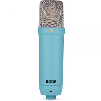 Studio condenser microphone RØDE NT1 Signature Blue, cardioid, 20–20000 Hz, XLR, 52×189 mm, 313 g