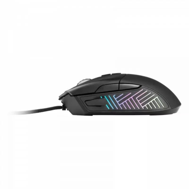 L33T Gaming 160383 Gungnir Gaming Mouse. 8 Buttons, 16.000DPI, Ergonomic, RGB
