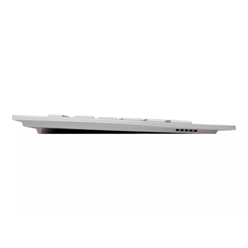 CHERRY DW 8000 keyboard Mouse included Office RF Wireless QWERTZ German Silver, White