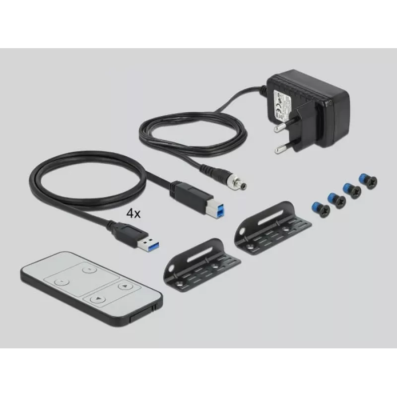 KVM switch DeLOCK 11484 Black