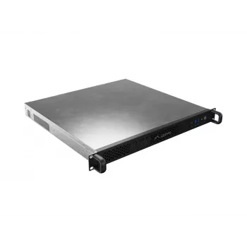 Lanberg SC01-4201-10B 1U Rackmount Server Chassis, ATX/SSI CEB, 4x 40mm PWM Fans, 2x USB 3.0, Black