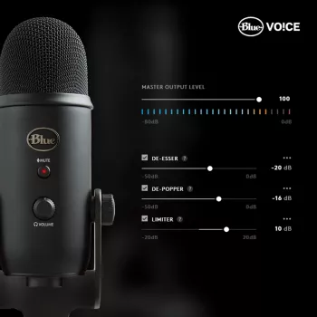 Blue Microphones Blue Microphones Yeti Microphone USB Blackout