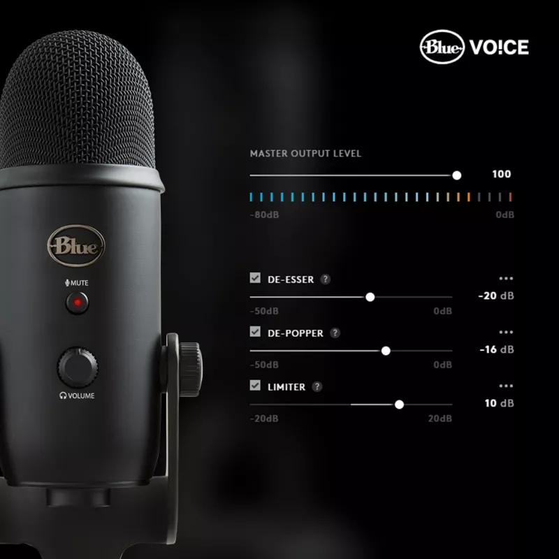 Blue Microphones Blue Microphones Yeti Microphone USB Blackout