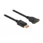 DisplayPort extension cable panel-mount DeLOCK 87098 8K 60 Hz 3 m