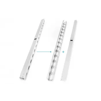 DIGITUS DN-19 ORG-42U Vertical Cable Management Channels for 42U Racks (Set of 2, Grey)