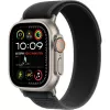 Band Apple 49mm Black Trail Loop M/L Natural Titanium Finish