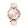 Smartwatch Colmi L28 with Gold Case and Gold Leather Strap