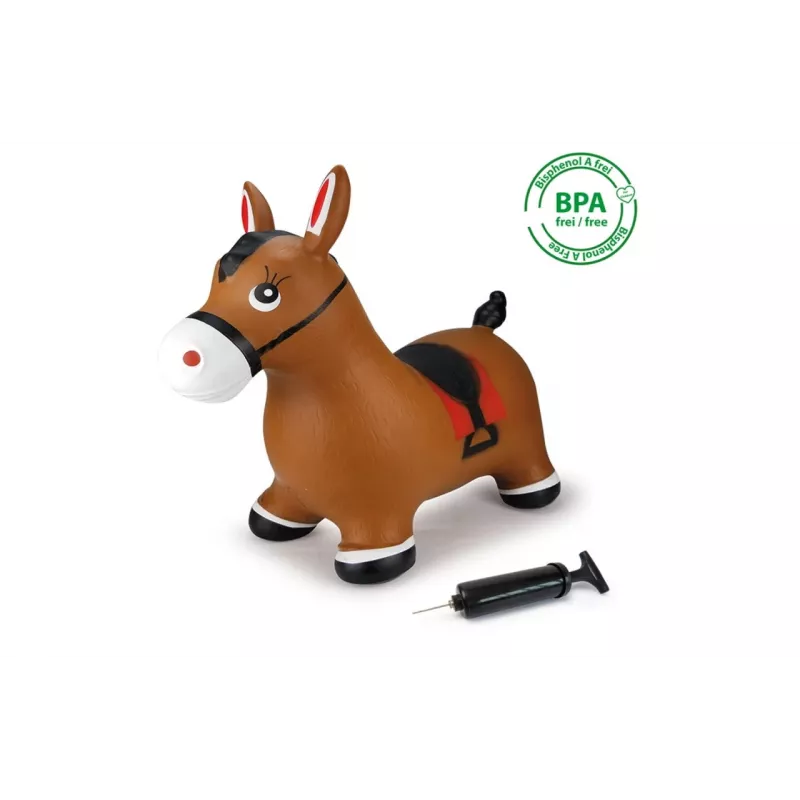 Inflatable Toy Animals Jamara Hopping Animal Horse Brown with Pump