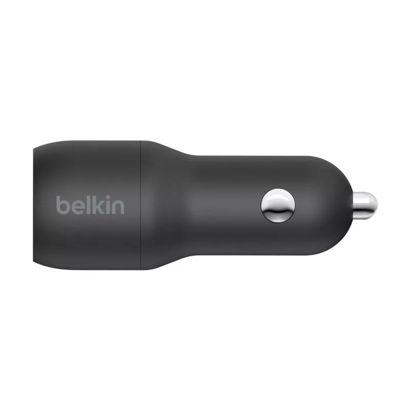 Dual USB-A Car Charger 12W x2 Black