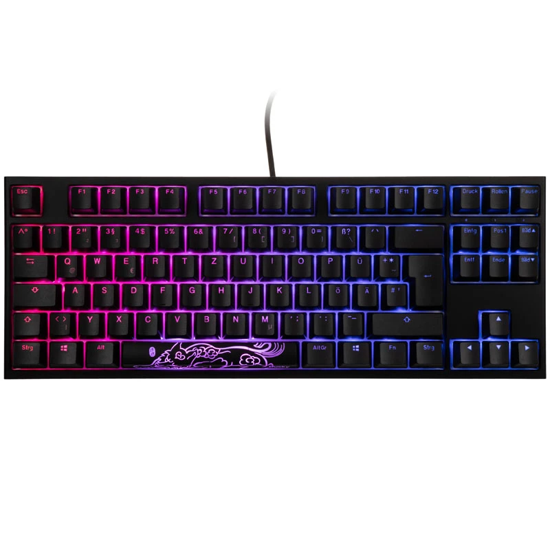 Ducky One 2 RGB TKL keyboard Gaming USB German Black