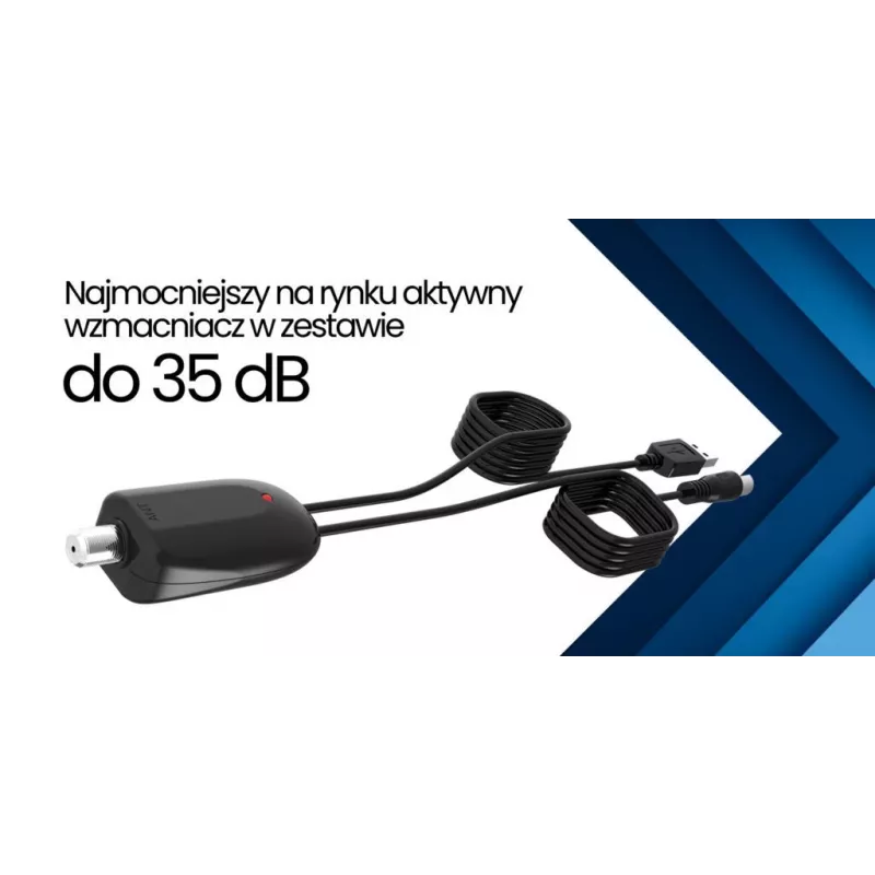 Car DVB-T Antenna Shark SHA301CAR with Active Amplifier for Vehicle TV Reception