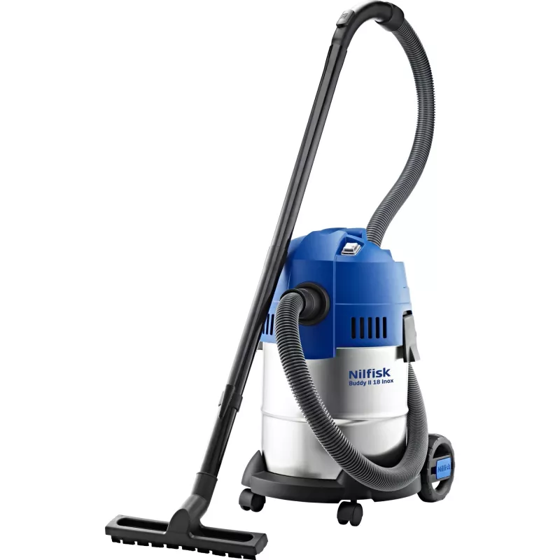 Nilfisk Buddy II 18 Stainless Steel Black, Stainless steel 18 L 1200 W