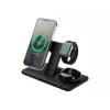 Fixed | MagPowerstation 3-in-1 wireless charging stand with MagSafe mount support | FIXMPOS-BK | Black