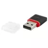 Esperanza EA134K card reader Black,Silver,Transparent USB 2.0
