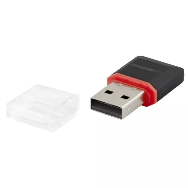 Esperanza EA134K card reader Black,Silver,Transparent USB 2.0