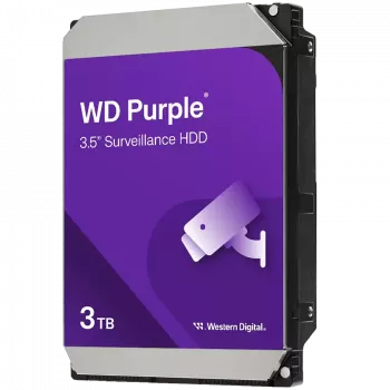 Internal HDD Western Digital Purple WD34PURZ 3 TB 3.5 inch 5400 RPM 128 MB Serial ATA III