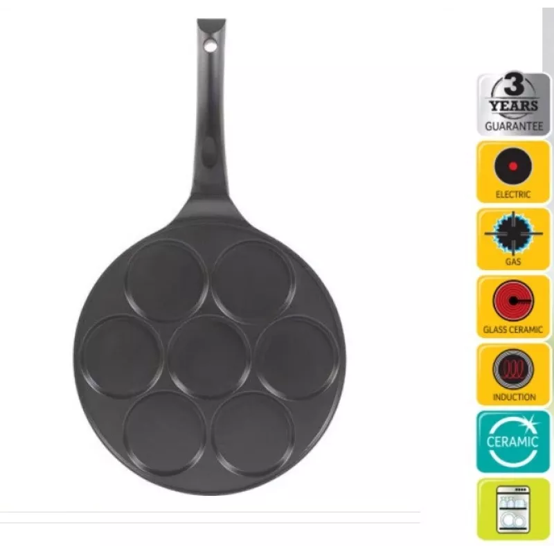 Crepe pan LAMART LT1293, aluminium non-stick, 27 cm diameter