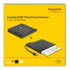 HDD enclosure DeLOCK 42636 Black 5.25 inch Micro SATA 5 Gbit/s
