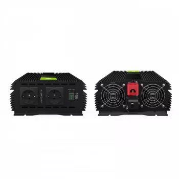 Power inverter Green Cell INVGC12 Auto 3000 W Black