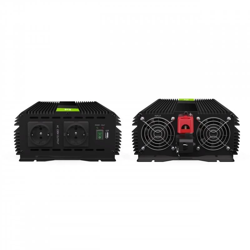 Power inverter Green Cell INVGC12 Auto 3000 W Black