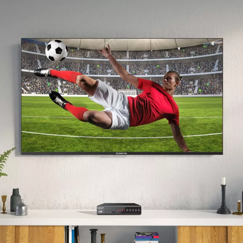 Digital TV Receiver MANTA DVBT025PRO DVB-T2 Full HD support USB recording