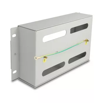 Cover strip DELOCK 67319 for rack, metal grey housing, 1 pcs