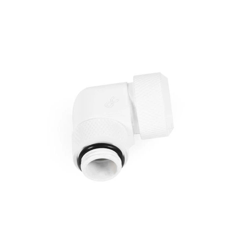 Alphacool 90° Rotatable G1/4 Male to 16mm OD Hardtube Fitting (Model 17621)