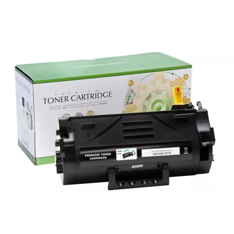 Compatible Static-Control Lexmark 522X (52D2X00) Black, 45000 p.