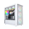 PC case Montech X5M (W) Micro Tower, White — Micro-ATX/Mini-ITX, supports ATX PSU, 3x120mm front, 1x120mm rear, 2x3.5 inch bays, 4x2.5 inch bays