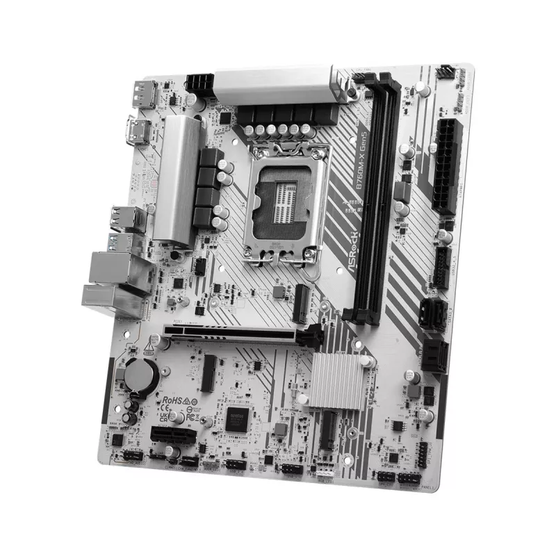 Motherboard ASROCK B760M-X GEN5 mATX for LGA1700, 2× DDR5, DisplayPort & HDMI