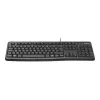 K120 Corded Keyboard, wired, USB, QWERTZ, black