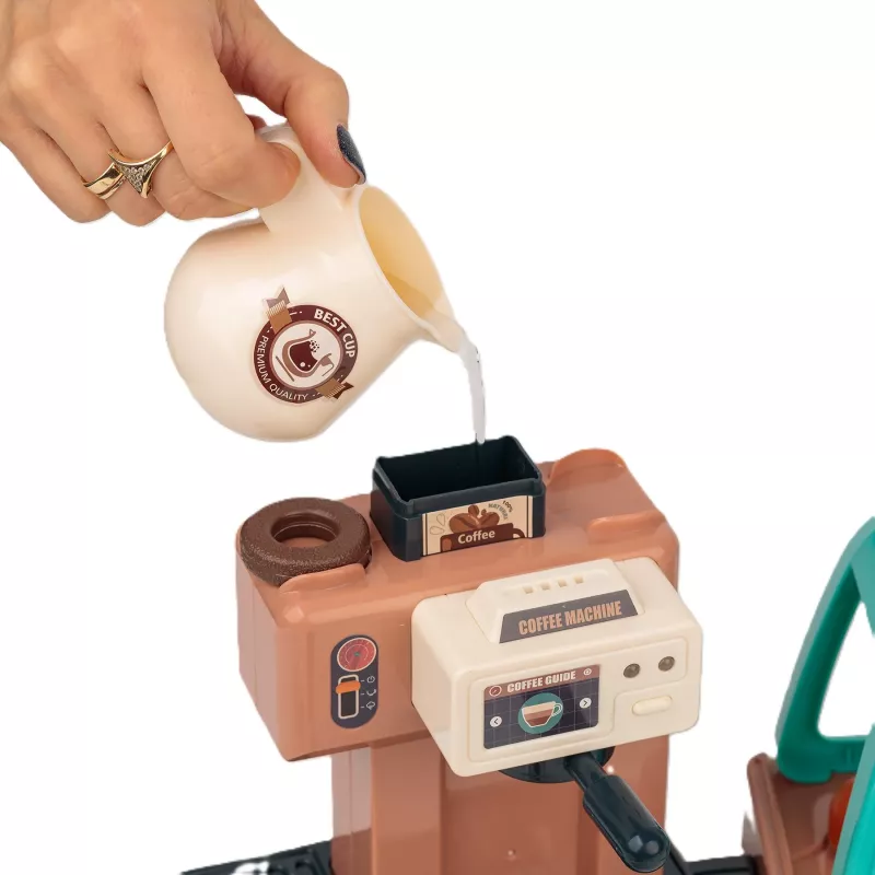 Extralink Toys Set Little Barista Ekspres Kawiarnia 40 EL.