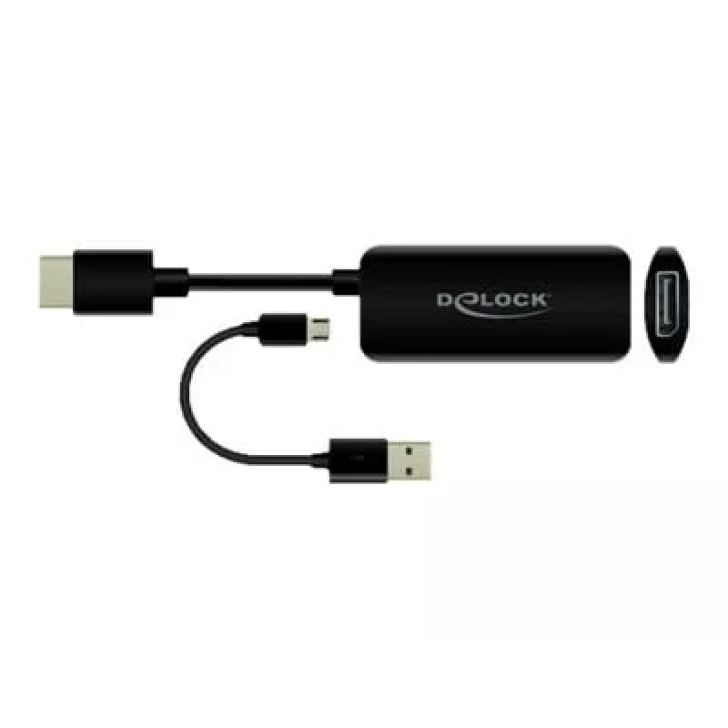 Adapter HDMI-A male to DisplayPort female 4K 60 Hz DeLOCK 63206