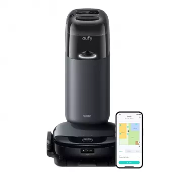 Anker Eufy | Robot Vacuum Cleaner with All-in-One Station | Omni S1 | Wet&Dry | Operating time (max) 216 min | 4600 mAh | 8000 Pa | Gray