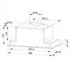 MAAN Tytan 3 60 black built-in under-cabinet hood