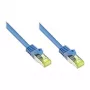 Good Connections Patch Cable m. Cat.7 Raw Cable Blue 0,15m