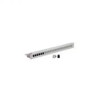 19-Keystone-Module Carrier, 24P., Unshielded, Light Grey (26.11.0356)