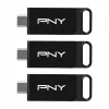USB flash drive PNY Elite 128 GB USB Type-C 3.2 Gen 1 (3.1 Gen 1) Black