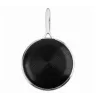 Frying pan KOHERSEN NX CERAMIC 24 cm, stainless steel body, NX CERAMIC non-stick coating, induction compatible, with lid