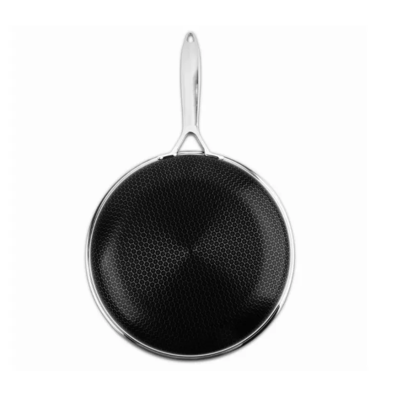 Frying pan KOHERSEN NX CERAMIC 24 cm, stainless steel body, NX CERAMIC non-stick coating, induction compatible, with lid
