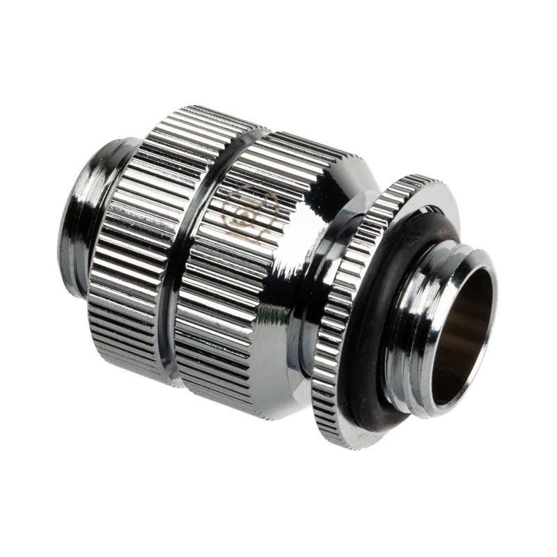 Bitspower Touchaqua Link Adapter Female G1/4 inch AG to Link Tube adjustable 16-22mm - 2-pack, Silver