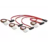 DeLOCK - Internal SAS-Cable (Serial Attached SCSI) - 4-Lane - 36 pin 4i Mini MultiLane - Internal Power Supply, 4-pin, Internal SAS, 29-pin (SFF-8482) - 50 cm (83059)