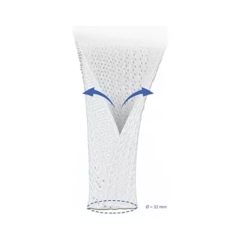 Braided Sleeving DeLOCK 20820 10 m x 32 mm white