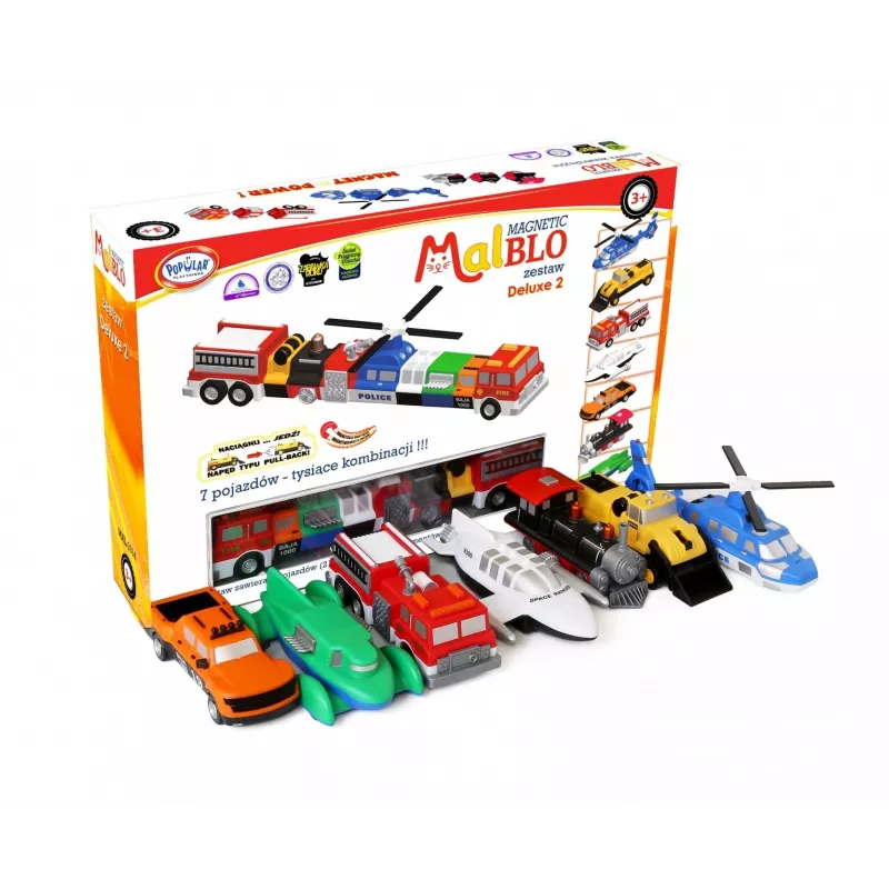 Vehicle set Popular Playthings Magnetic Mix or Match