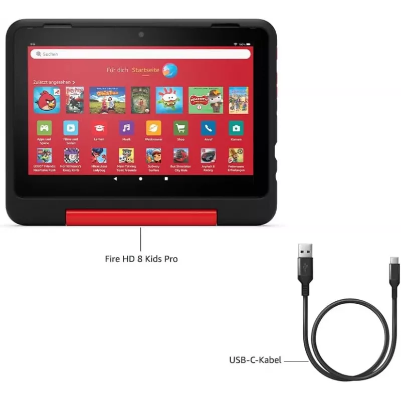 Amazon | Fire HD 8 Kids Pro (2024) | Pink | 1280 x 800 pixels | 32 GB | Wi-Fi | 802.11ac | Bluetooth version 5.2