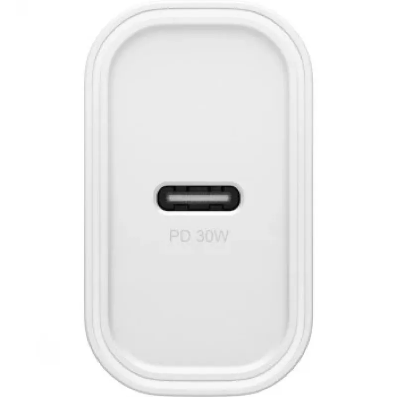 Wall charger OTTERBOX 30W USB-C PD White — 30W output, single USB‑C port