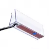 Shelf-mounted LED light cama meble Cama rectangular 2LED surface-mounted black cool white
