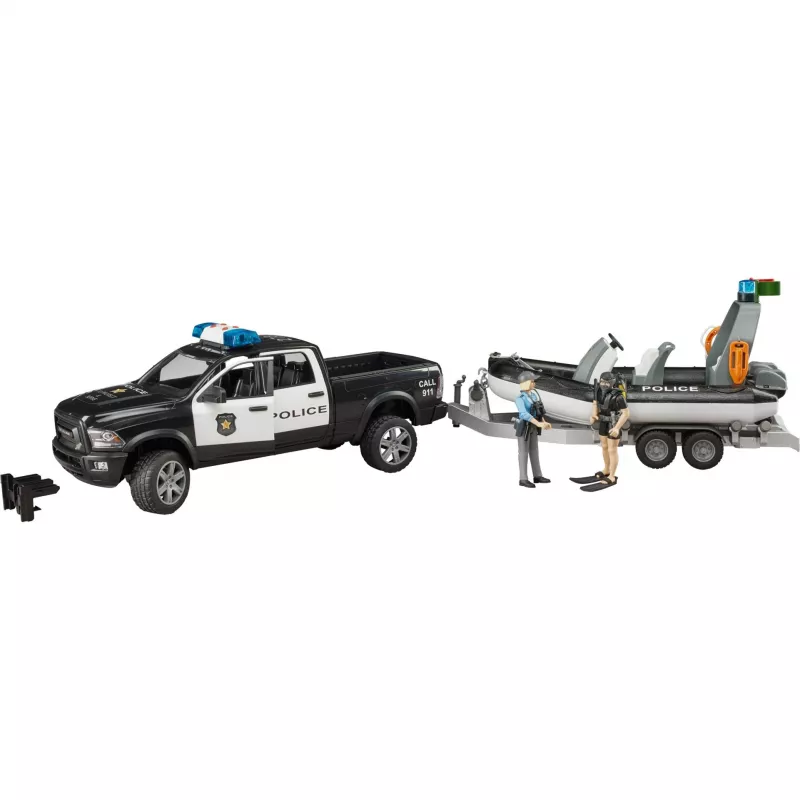 Dodge RAM 2500 Police Pickup with boat