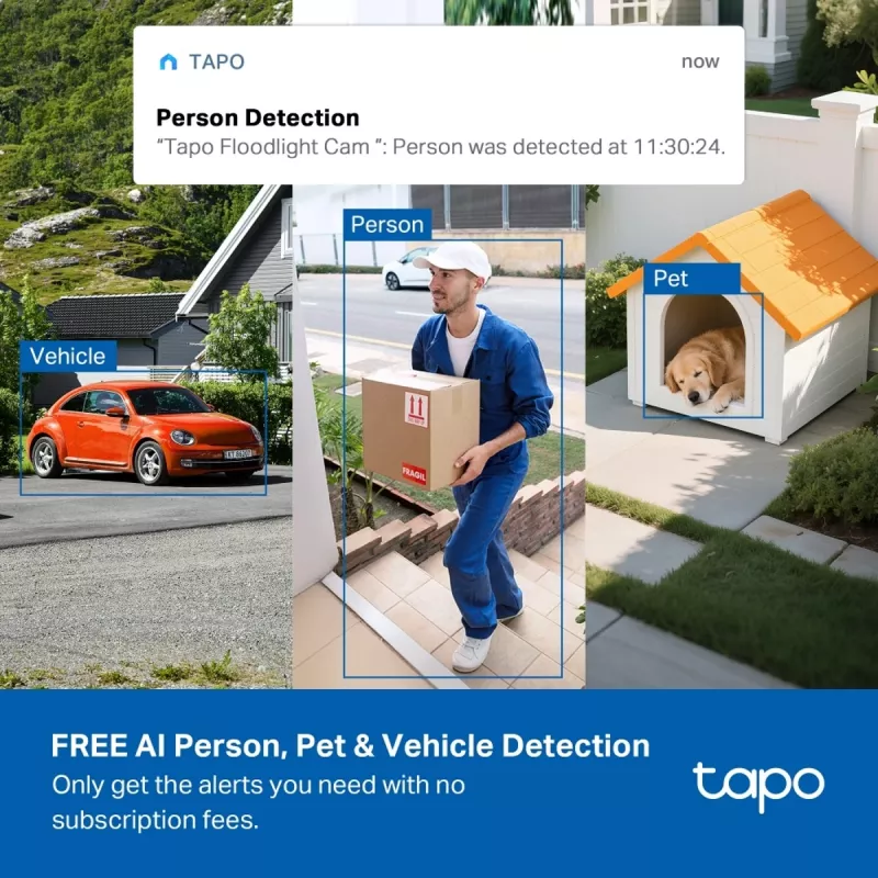 TP-Link TAPO C615F KIT security camera Dome IP security camera Outdoor 2304 x 1296 pixels Ceiling/Wall/Pole